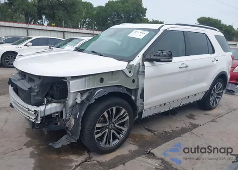 2018 Ford Explorer Platinum z USA, uszkodzony, nr VIN 1FM5K8HT0JGC96204